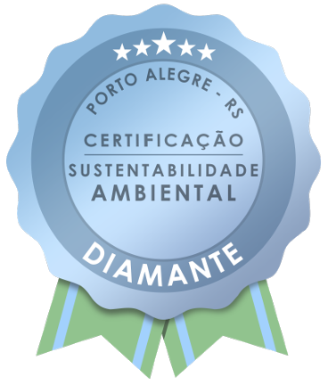 Selo de Certificação Diamante em Sustentabilidade Ambiental de Porto Alegre