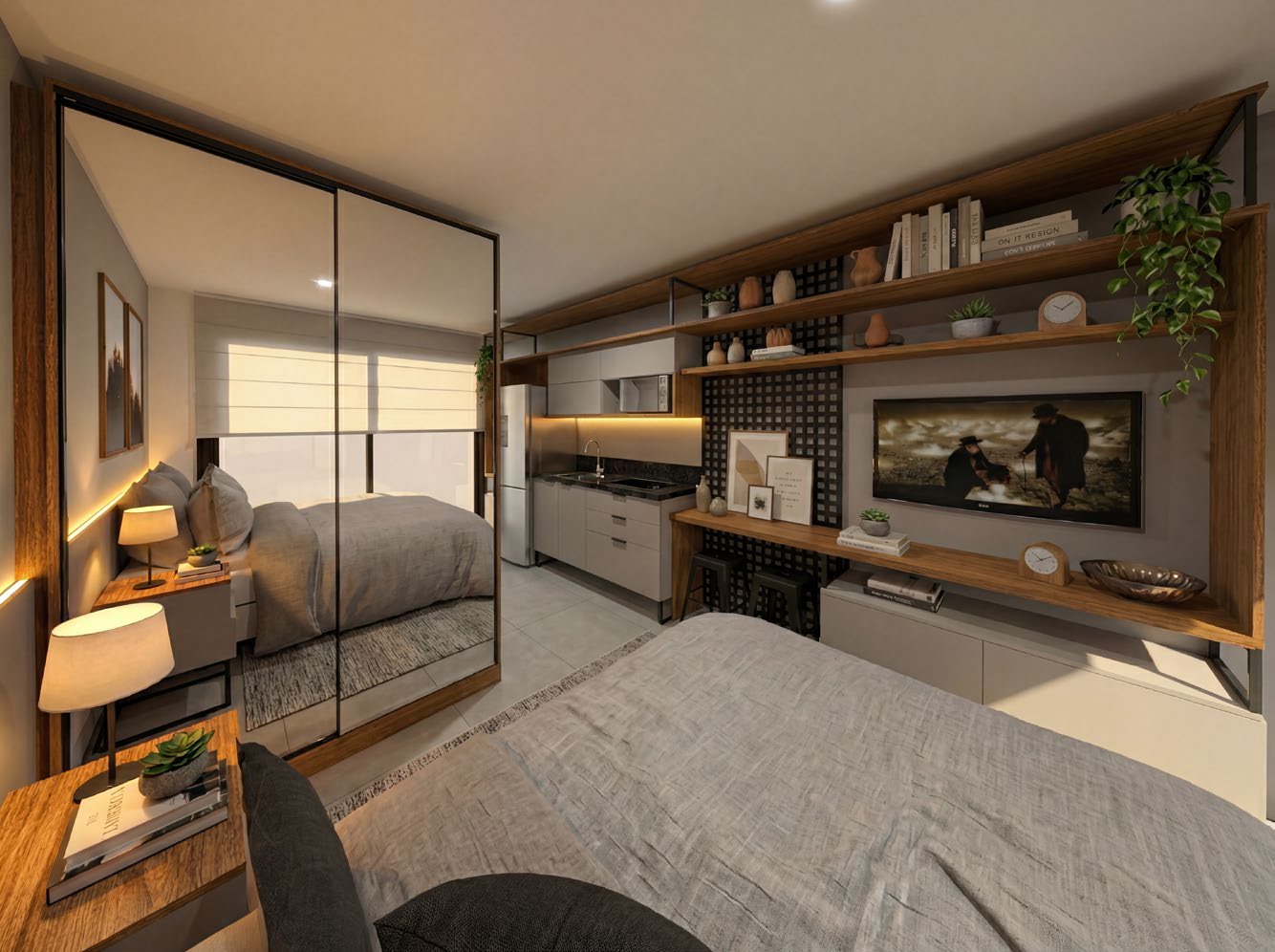 Studio compacto integrado